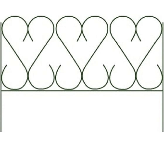 Забор декоративный садово-парковый Изящный 5м