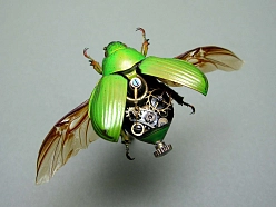 Декор садовый Насекомое на самолете