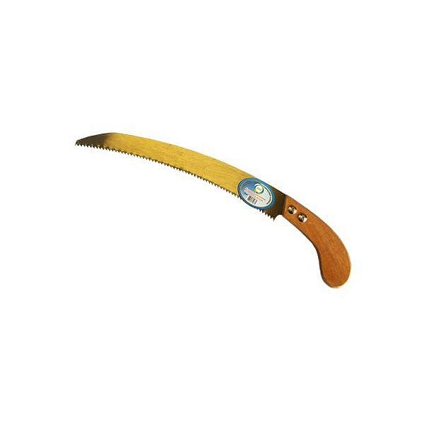Ножовка садовая серповидная 330мм с деревянной ручкой 010207
