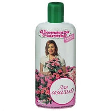 Удобрение цветочное минеральное жидкое Цветочное счастье Азалия 250мл