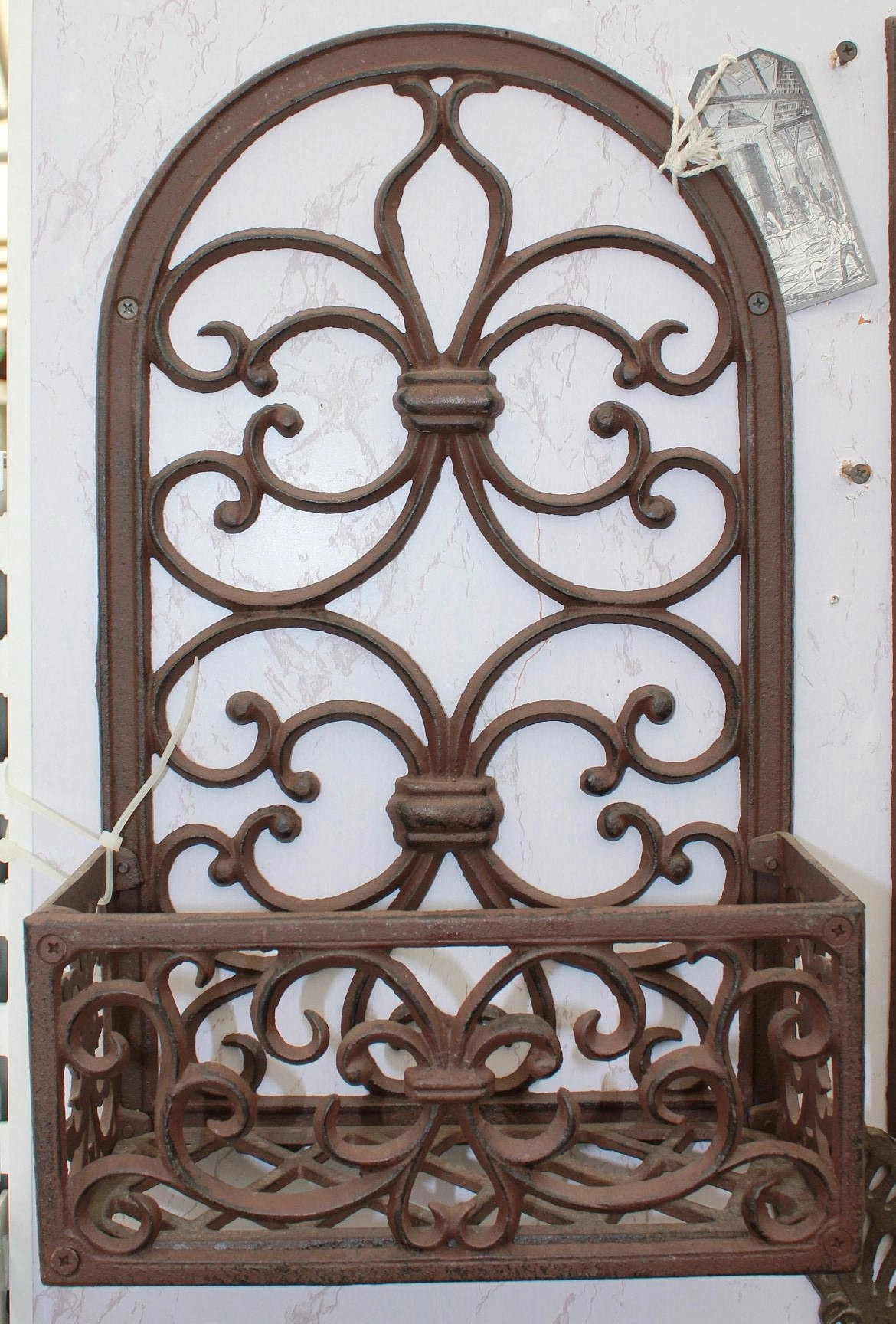 Кашпо для цветов в форме окна с ящиком ВРН19