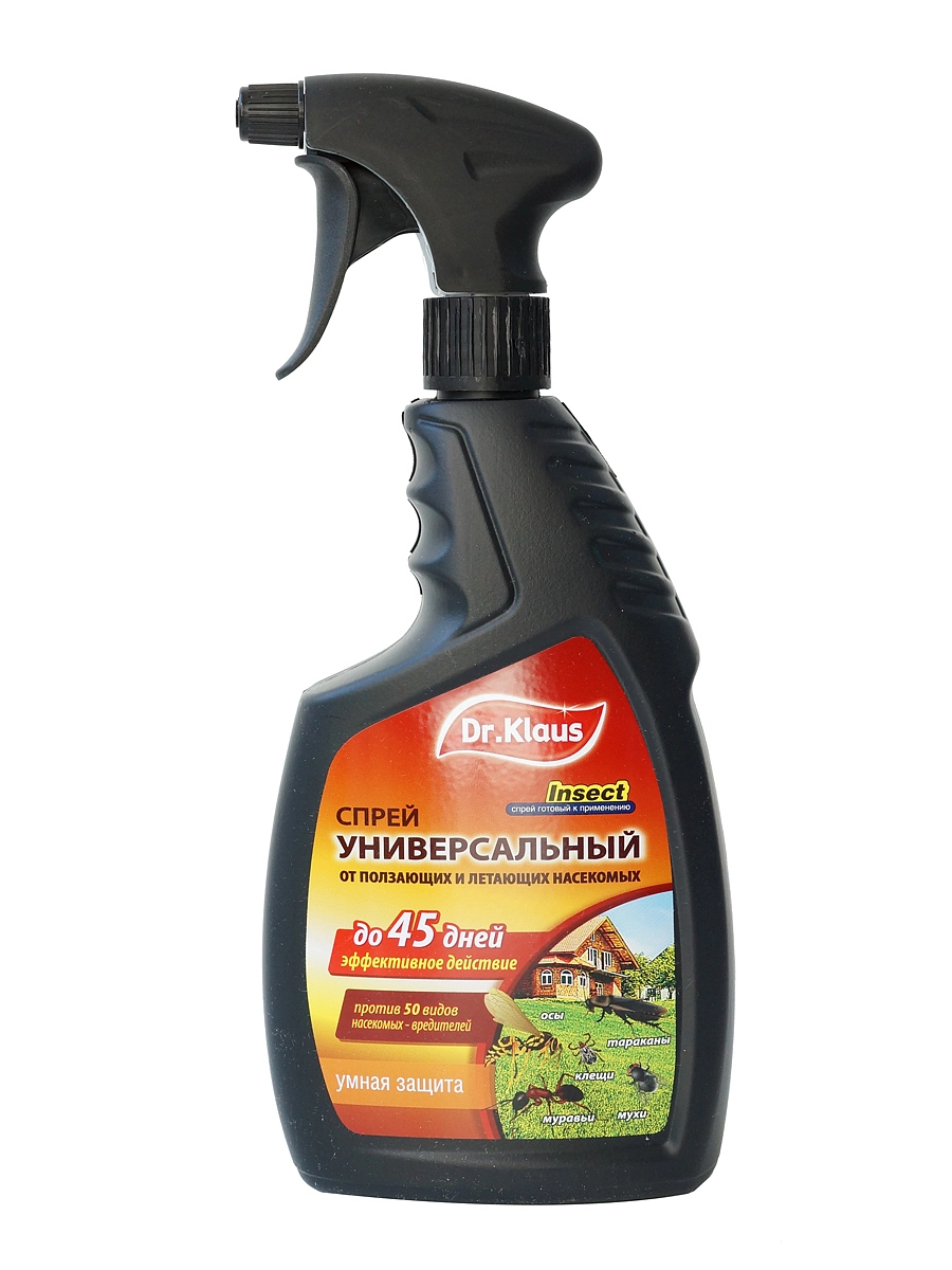 Инсектицид Dr.Klaus Insect Спрей Универсальный от Насекомых 750мл