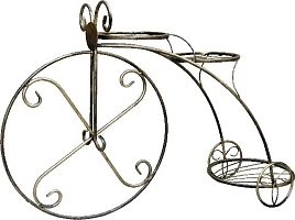 Подставка садовая Классика велосипед 71-053 на 3 цв (Айронкр)