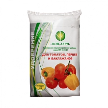 Удобрение НОВ-АГРО для Томатов Перцев Баклаж 0,9кг 