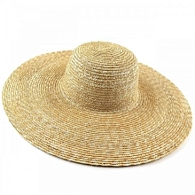 Шляпа садовая соломенная
