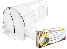 Парник Счастье дачника 4-х секц с укрытием (чер)