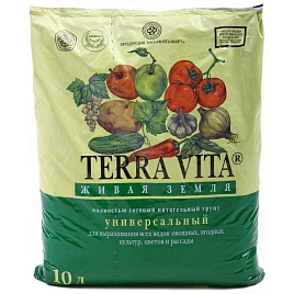 Почвогрунт 'Живая земля' KEVA BIOTERRA универсальный /Гера/