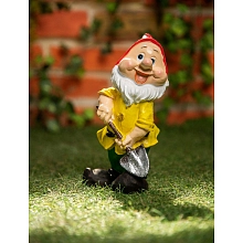 Фигура садовая Эльф с лопатой 