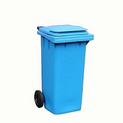 Бак-контейнер 120л с крышкой для мусора 