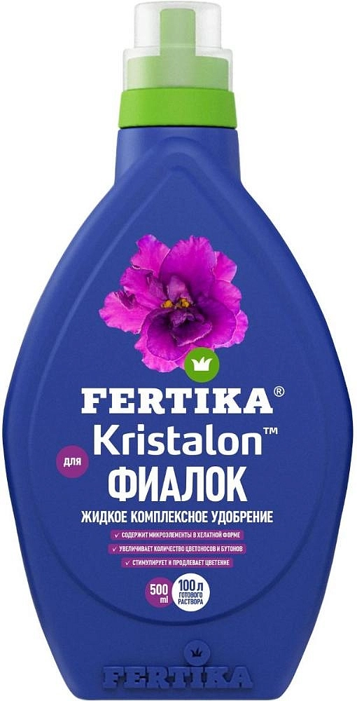 Удобрение цветочное Фертика Кристалон для фиалок 500 мл