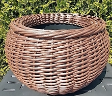 Кашпо 20л 20-БР.Ф (Ротанг Л) 