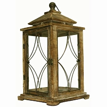 Светильник садовый деревянный "Тайна"