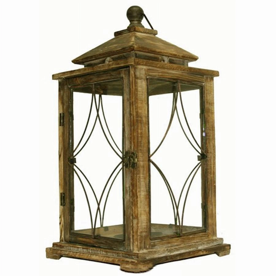 Светильник садовый деревянный "Тайна"