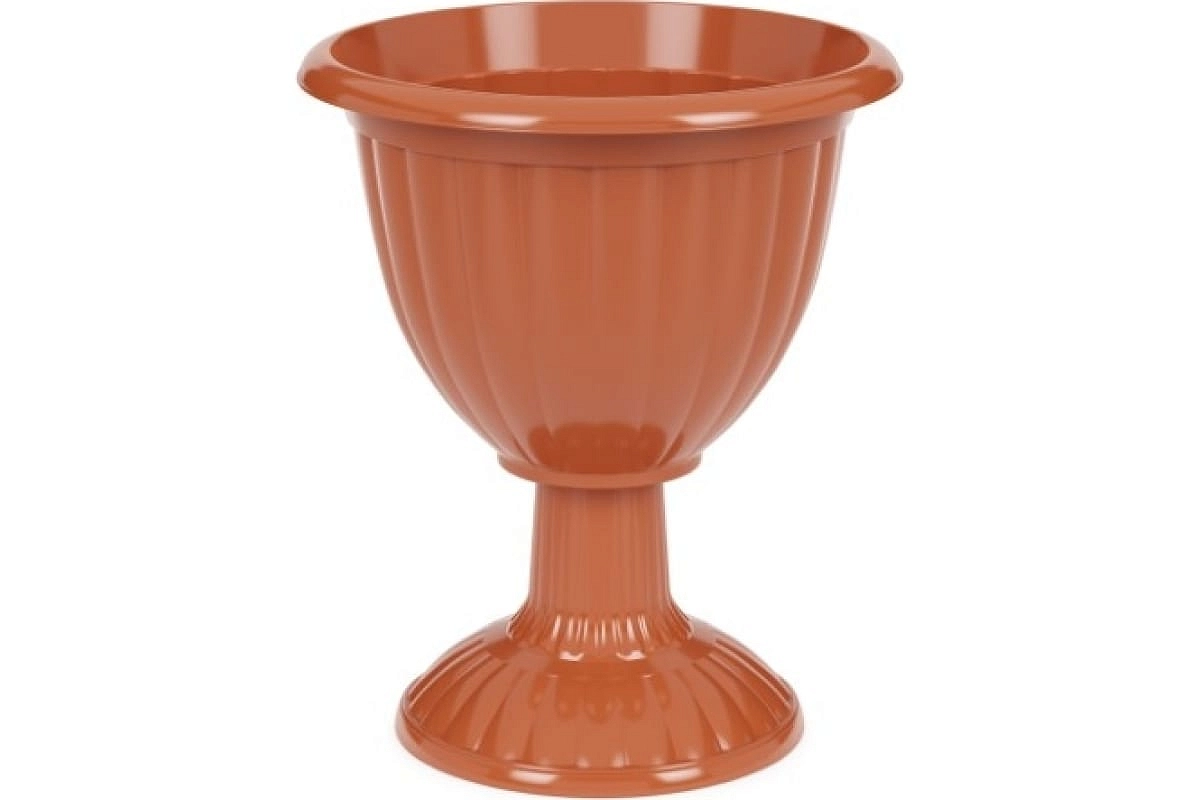 Вазон Альтернатива Жасмин на ножке пластик