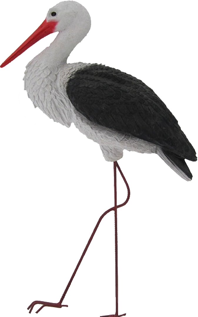 Фигура садовая Аист маленький h38 см Р201010-S