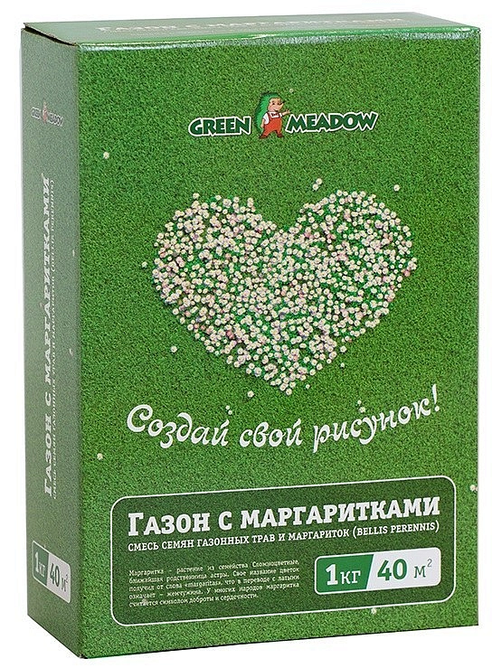 Газон с маргаритками 1кг