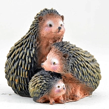 Фигура садовая Три ежика Н-17