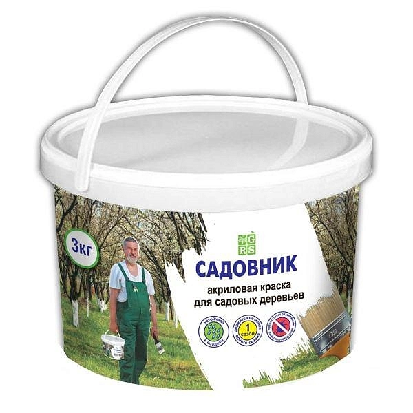 Краска Фаско для садовых деревьев акриловая