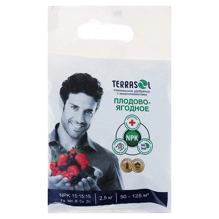 Удобрение Terrasol тукосмесь с микроэлементами Плодово-Ягодное 2,5кг