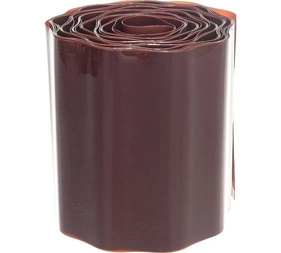 Бордюрная лента садовая коричневая 28,5см*25м