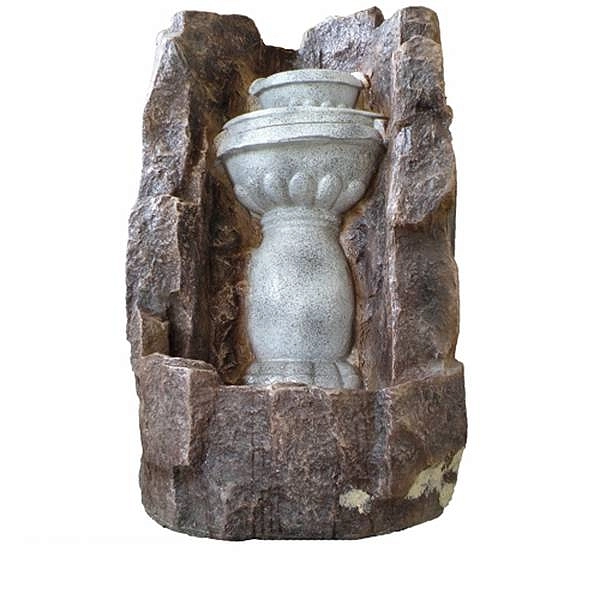 Фонтан угловой F03162 (Айронкр) (с колонной - чашей)