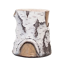Фигура садовая Пень березовый под лавку F07904 (Айронкр)