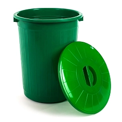 Бак круглый с крышкой 80л 