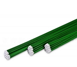 Опора колышек Металл в ПВХ 0,5м /1м /1,5м /2м Опора колышек Металл в ПВХ 0,5м /1м /1,5м /2м