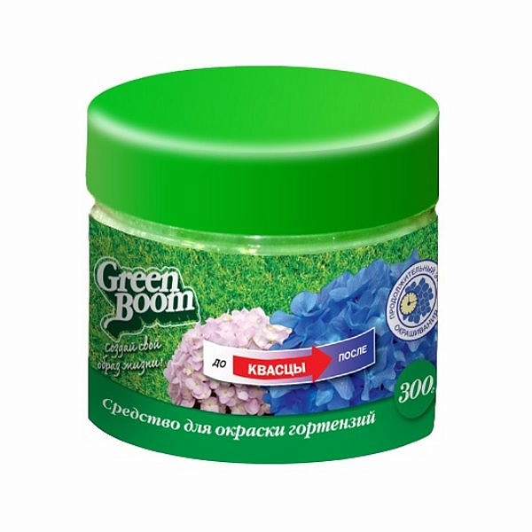 Удобрение цветочное Средство для окраски гортензий Green Boom 300г