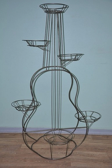 Подставка напольная Гитара на 6 горшков