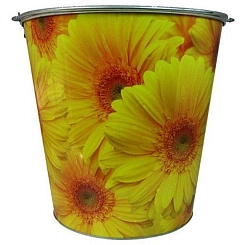 Ведро 12л/ 5л металлическое 