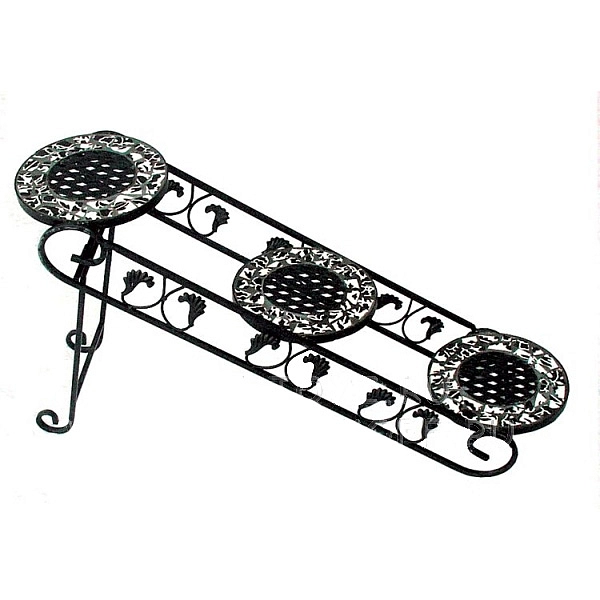 Подставка напольная под цветы Черная роза