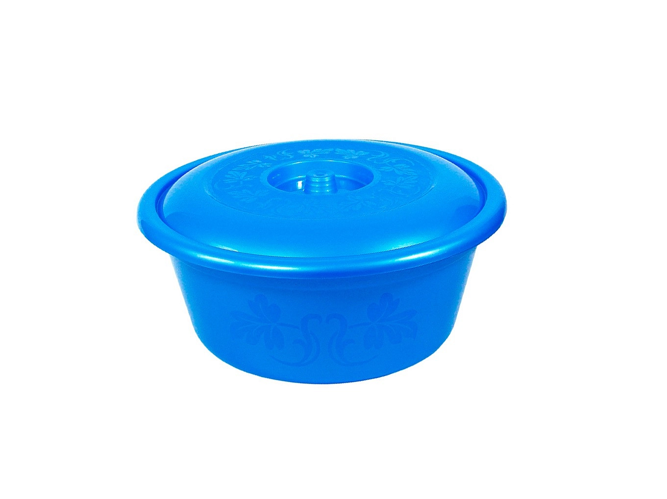 Таз 10л с крышкой Милих