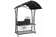 Мангал с боковинами и навесом