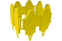 Забор декоративный Ранчо (компл 8шт+16 опор) желтый