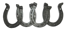 Вешалка настенная 4 Подковы 