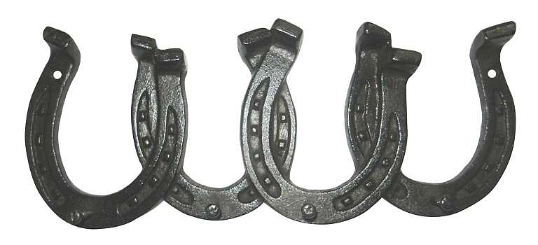 Вешалка настенная 4 Подковы 