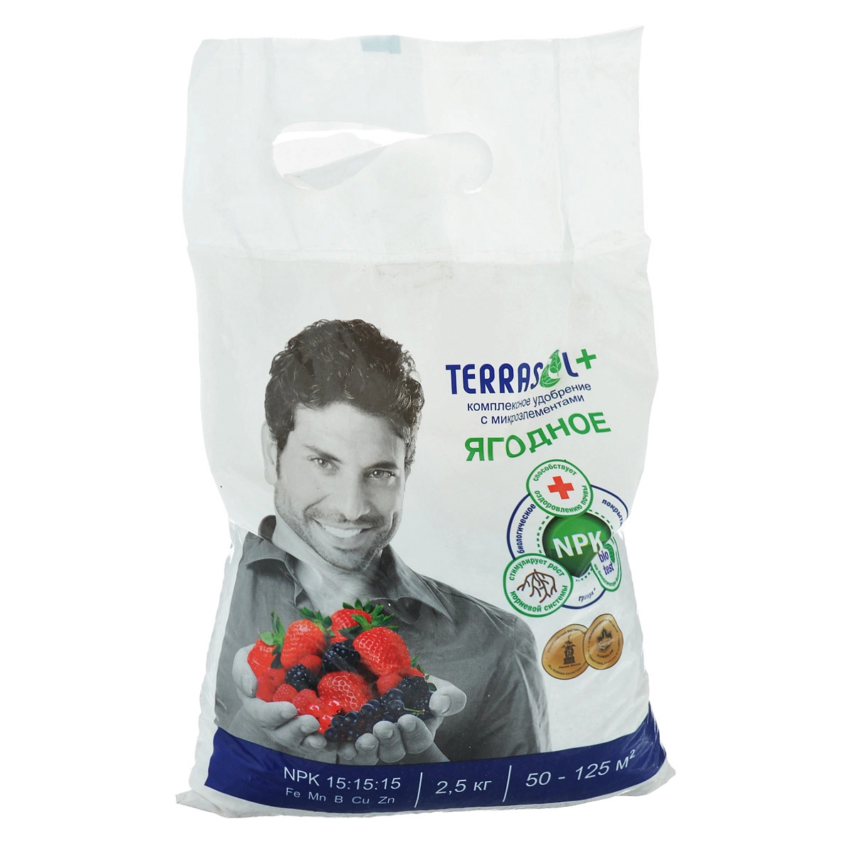 Удобрение Terrasol тукосмесь с микроэлементами Ягодное 2,5кг