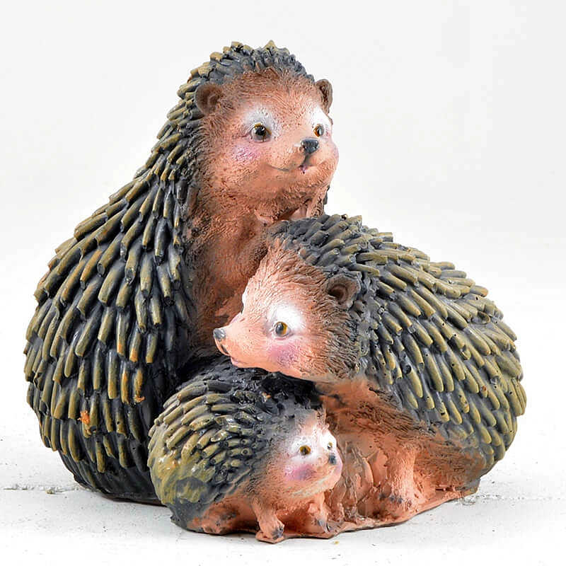 Фигура садовая Три ежика Н-17