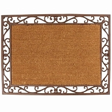 Циновка придверная чугунная с кокос волок 74*55 LH 48