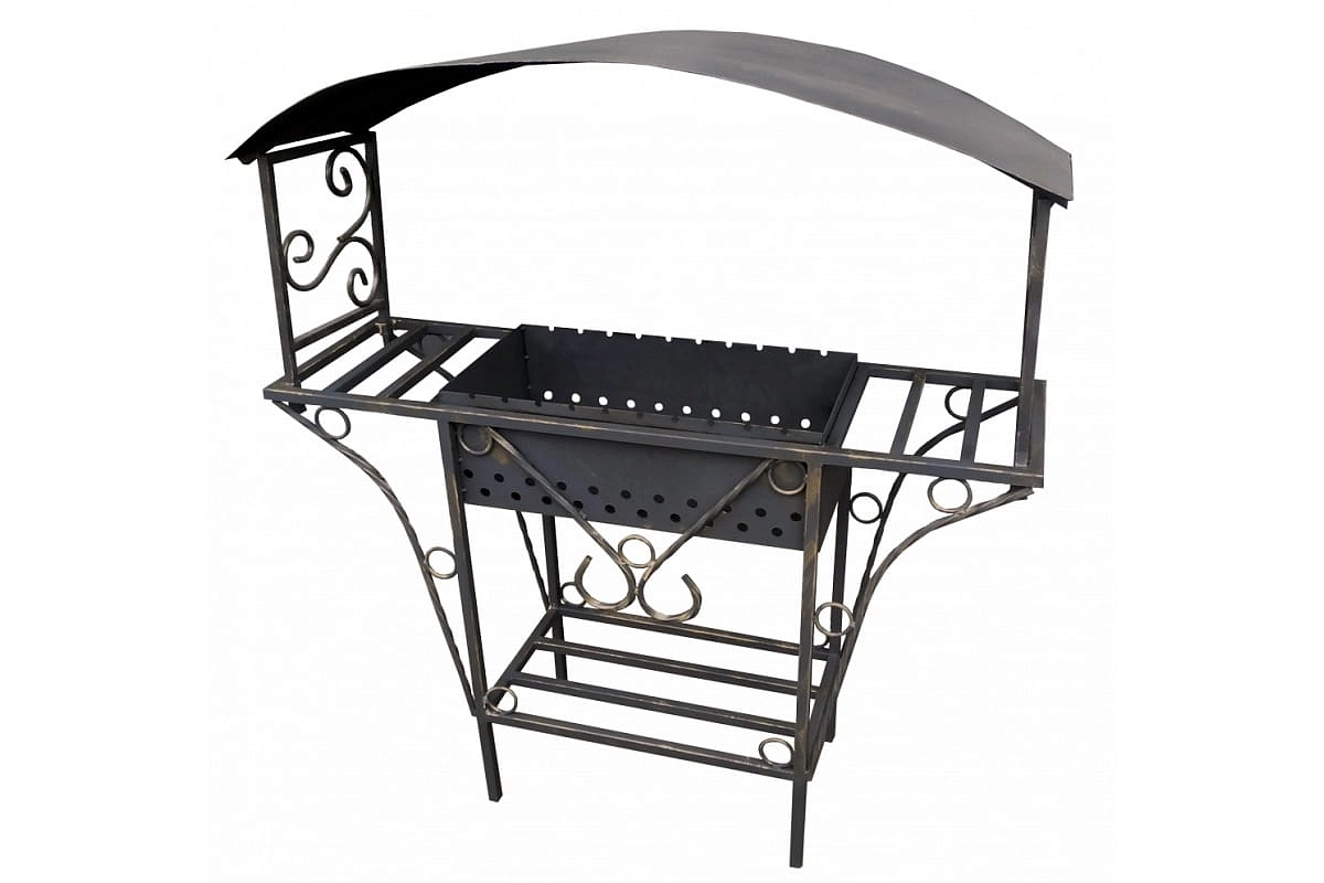 Мангал МС-11 с крышей Станко