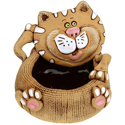 Шамот Кашпо Кот 