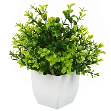 Цветок искусственный ТРАВА в кашпо 8*6,5см 4-7901