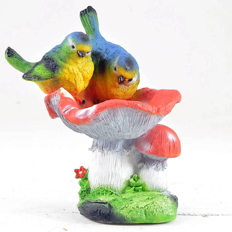 Фигура садовая Синицы на мухоморе Н-28