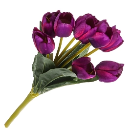 Цветок искусственный ТЮЛЬПАНЫ 34см 6-10371